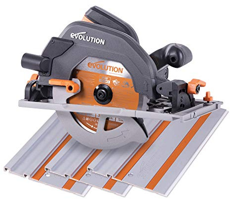 Evolution R185CCSX 185mm 1600W 240V Multi-Material Circular Track Saw Kit