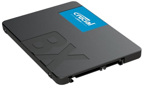 Crucial BX500 SATA SSD 1TB, 2.5", Up to 540MB/s, Laptop and Desktop (PC) Compatible, 3D NAND, Dynamic Write Acceleration, Internal Solid State Drive - CT1000BX500SSD101