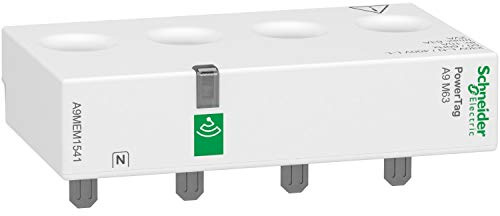 Schneider Electric PowerTag A9 Capteur de Mesure Radio-fréquence iC60 iID DT60 3P+N 63A Blanc