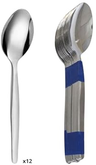 PRADEL ESSENTIEL - 12 cuillères à café - Baltics - Acier inoxydable 18/0, Finition Standard - Longueur 136 mm