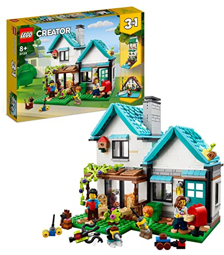 LEGO Creator 31139 3in1 Cozy House Building Toy Set - Multicolor