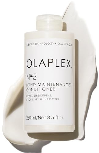 Olaplex Nº. 5 Bond Maintenance Conditioner: Reduces Breakage & Strengthens Hair | Hydrates, Smooths & Detangles | For Coily, Curly, Straight, and Wavy, 250 mL / 8.5 Fl. Oz.