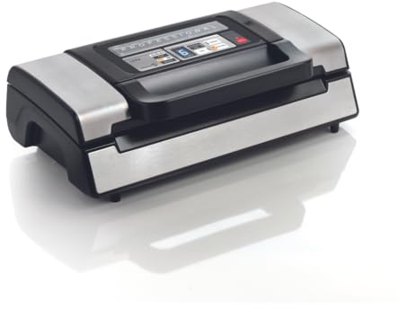 Laica VT3120 Macchina Sottovuoto Automatica Professionale Nero Argento Doppia Pompa Saldante