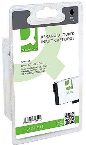 Q-Connect Epson 27XL High Yield Black Inkjet Cartridge
