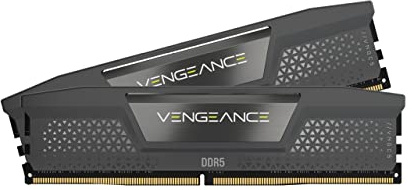 CORSAIR VENGEANCE DDR5 32GB (2x16GB) DDR5 6000MHz CL36 AMD EXPO Intel XMP iCUE Memoria Compatibile per Computer - Grigio (CMK32GX5M2E6000Z36)