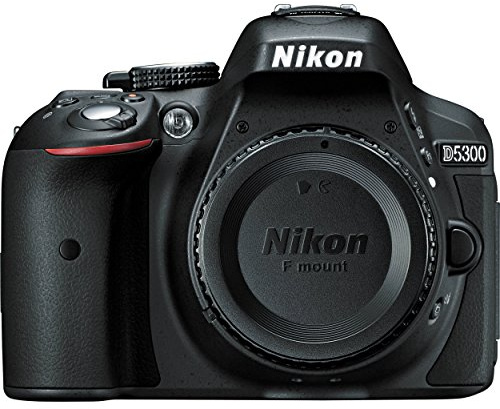Nikon D5300 24.2 MP DSLR Camera Body Only - Black