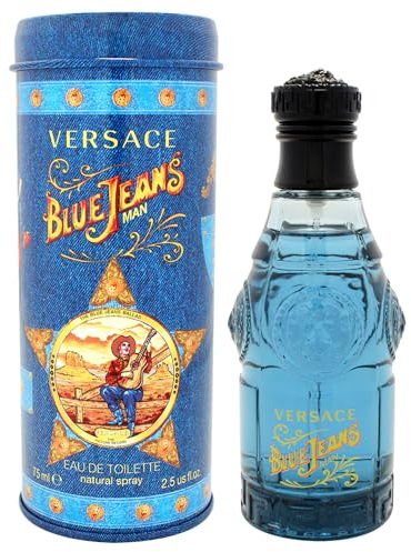 Versace Blue Jeans Eau De Toilette for Men, 75 ml (Pack of 1)