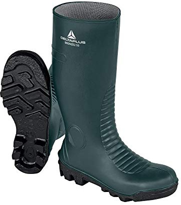 Bottes de sécurité Delta Plus BRON2 S5 SRA Vert Taille 40 PVC Embout Acier Antidérapant