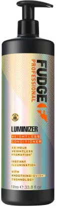 Fudge Professional Luminizer Weightless Shine-Enhancing Conditioner, 1000ml, Gold