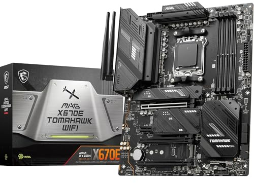 Carte mère MSI MAG X670E TOMAHAWK WIFI ATX Socket AM5 AMD X670E DDR5 PCIe 5.0 Wi-Fi 6E Bluetooth 5.3
