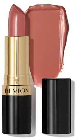 Revlon Super Lustrous™ Cream Lipstick, Creamy Formula for Soft, Fuller‑Looking Lips with a Moisturized Feel, Bare Affair (044), 4.2g
