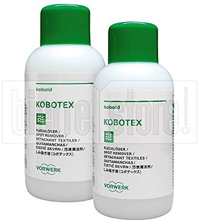 Vorwerk Kobotex Smacchiatore per Tappeti e Moquette - 2 Flaconi da 200ml
