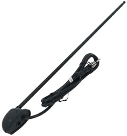 Antenne de toit Carpoint 2010021 universelle noire en plastique, câble 1.3m
