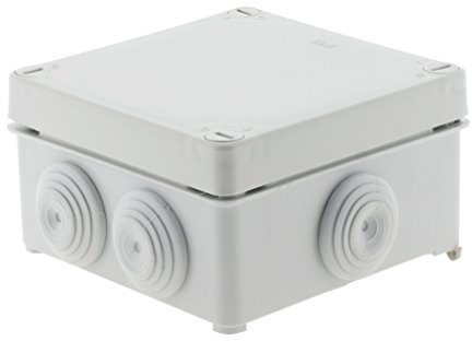 Zenitech Boîte étanche carrée 100x100x50mm à Visser IP55 - Gris