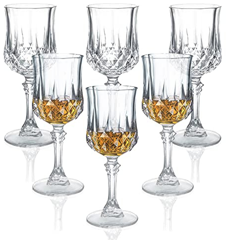 Soopiiso Shot Glasses Set of 6 Cordial Glasses 1.7oz/50ml/Whiskey Glasses/Tequila/Limoncello/Sherry Glass…