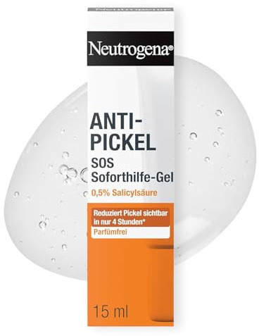 Neutrogena Anti-Pimple SOS Instant Aid Gel Cleansing Anti Pimple Gel with 0.5% Salicylic Acid Cleans with Targeted Exfoliating Effect