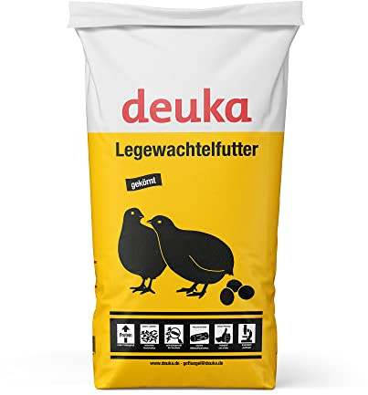 Deuka Nourriture pour cailles - Aliment complet et haute teneur en nutriments - Convient pour le bec (25 kg)