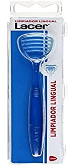 Lacer Hali Tongue Cleaner, Black, Standard - For Oral Hygiene and Fresh Breath