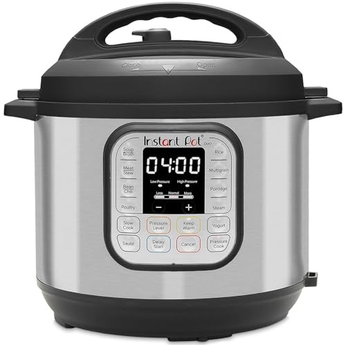 Instant Pot Duo 7-in-1 Electric Multi-Cooker 5.7L - Brushed Stainless Steel, Large Pressure Cooker, Slow Cooker, Rice Cooker, Sauté, Yoghurt Maker, Food Steamer Pot and Food Warmer, Dishwasher Safe