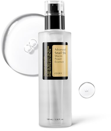 COSRX Advanced Snail 96 Mucin Power Essence 100ml | Snail Secretion Filtrate 96% | Skin Repair Serum | CPNP Registered, Korean Skin Care, Cruelty Free, Paraben Free, Alcohol Free