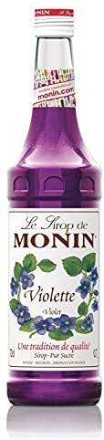 MONIN Premium Violet Syrup 700ml for Cocktails and Mocktails. Vegan-Friendly, Allergen-Free, 100% Natural Flavours