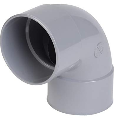Nicoll Coude PVC Évacuation Femelle/Femelle 87°30 Diamètre 80 mm UCR88 CR88