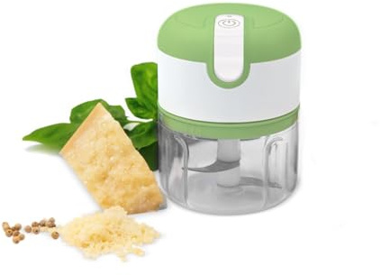 Livington 3 Seconds Chopper Hachoir Universel Blanc Rechargeable USB Mini Robot Cuisine Multifonction