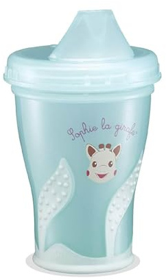 Sophie la Girafe – Verre d'Apprentissage Anti-Fuite - Fresh Touch – Dès 6 Mois – Bec Souple, Ergonomique, Lave-Vaisselle – Transition Biberon – Repas Bébé – Idée Cadeau Enfant - Fille Garçon