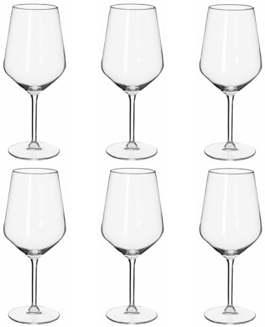 Alpina Verres à Vin Rouge - Lot de 6 - 53cl - Résistant au Lave-Vaisselle - Cadeau pour le Vin