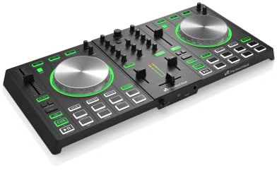The Next Beat by Tiësto LX1 DJ Controller in Black - Professional DJ Equipment with Online Lessons & DJ Apps