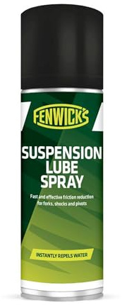 Fenwicks Suspension Lube Spray Aerosol - Green, 200ml - For Forks, Shocks & Dropper Posts