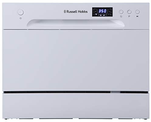 Russell Hobbs RHTTDW6W White 6 Place Setting Table Top Dishwasher