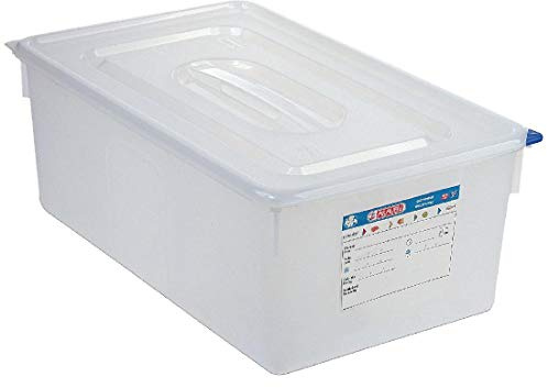 Araven Polypropylene 1/1 Gastronorm Food Storage Box 28Ltr (Pack of 4)