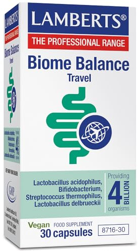 Lamberts Biome Balance Travel Capsules - Digestive Support - 30 Capsules