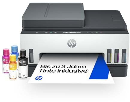 HP Smart Tank 7305e Wireless All-in-One Color Inkjet Printer - Grey, Up to 3 Years Ink Included