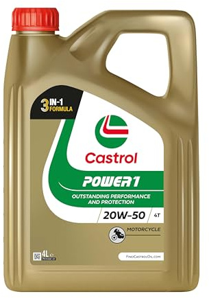 Castrol POWER1 4T 20W-50 Motorcycle Oil 4L