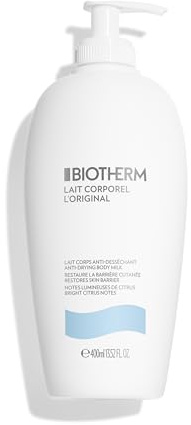 Biotherm Lait Corporel, Latte Corpo Idratante Intensivo, Azione Anti-Secchezza per Tutti i Tipi di Pelle, Arricchito con Estratti di Agrumi, Per una Pelle Liscia, Morbida ed Elastica, 400 ml