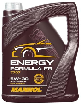Huile Moteur MANNOL O.E.M. 5W-30 Synthétique API SN ACEA A5/B5 pour Ford, Volvo, Mercedes-Benz, Opel, Fiat, Land Rover - 5 Litres