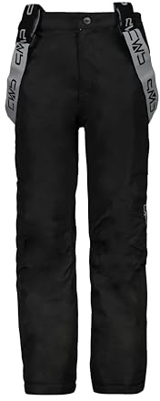 CMP Salopette Sci in Twill da Bambini, Nero, 152