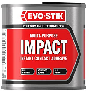 EVO-STIK Impact Adhesive 250ml - Multipurpose High-Strength Contact Glue - Bonds Instantly - Fast Drying