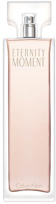 CALVIN KLEIN Eternity Moment - Eau de Parfum for Women - Floral Fragrance with Notes of Sweet Lychee, Pink peony and Raspberry Cashmere - High Longevity - 100ml