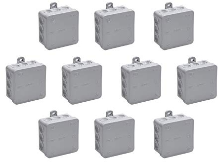 Champion Junction Box 85 x 85 x 37 mm 10-Piece Set, 7463040