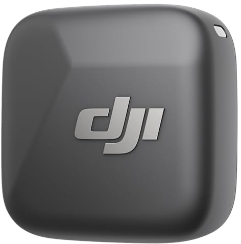 Émetteur DJI Mic Mini (Noir Absolu), Ultra-léger, Audio de Haute qualité, DJI OsmoAudio, Annulation du Bruit, Microphone sans Fil pour caméra/iPhone/Android, vlog, Streaming