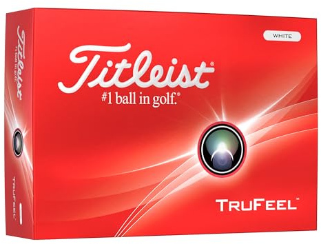 Titleist TruFeel Golf Ball, Pack of 12, White, PRIOR GENERATION