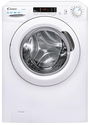 Candy Lavatrice 10 Kg 1400 Giri, Classe B, NFC Smart Touch, 16 Programmi, Mix Power System, Partenza Ritardata, Caricamento Frontale, AxLxP 85 x 60 x 57,8 cm, CS 14102DW4/1-S
