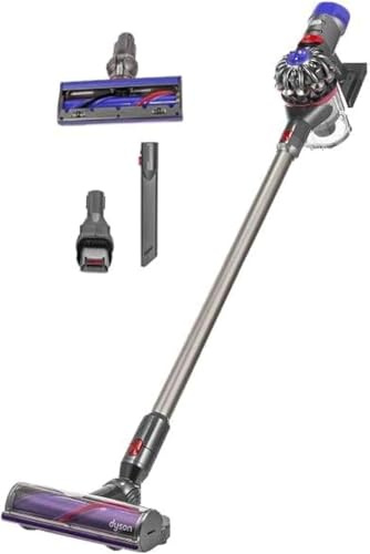 Dyson V8 Origin Cordless Stick Vacuum Cleaner - Silver, 115 AW, Up to 40 Minutes Runtime, De-tangling Motorbar