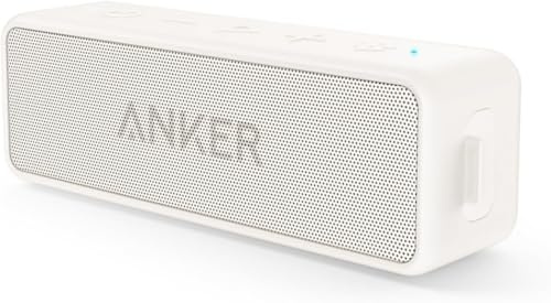 Anker Soundcore 2 Portable Bluetooth Speaker with 12W Stereo Sound, BassUp, IPX7 Waterproof, 24-Hour Playtime, Speaker for Home, Outdoors, Travel