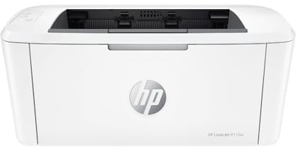 HP LaserJet M110w Monochrome Wireless Laser Printer - White, 20ppm, 600x600 dpi