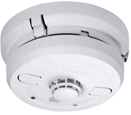 Deta 1165 Mains Powered Hard Wired Heat Alarm with 9V Battery Back-Up - White