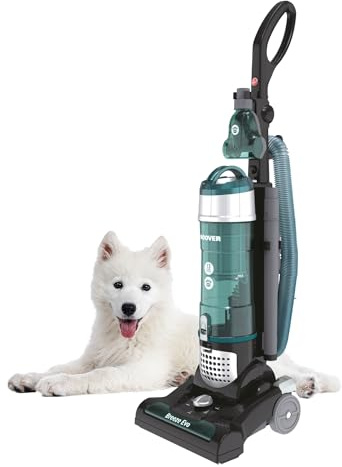 Hoover Breeze EVO Pets Upright Vacuum Cleaner, 850w Lightweight Corded Bagless Pet Hair Vacuum, 3L Bin, 4.5m Hose, Pet Tool, Long Reach for Carpets Hard Floors Stairs [TH31B002001]